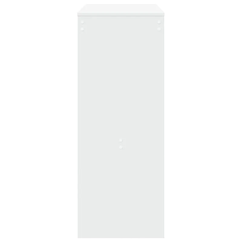 Baro stalas su lentynomis, baltas, 90x40x103,5cm, mediena