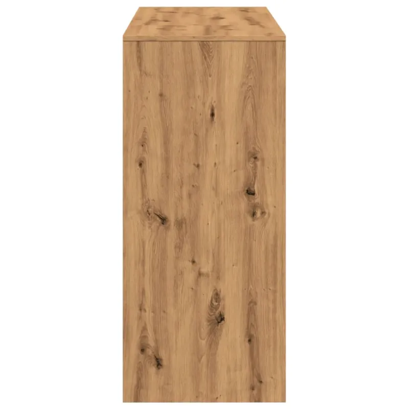 Baro stalas su lentyna, artisano, 124x46x103,5cm, mediena