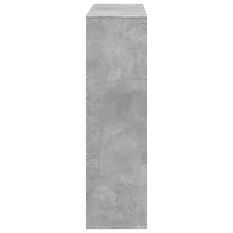 Spintelė knygoms/kambario pertvara, betono pilka, 100x33x115cm