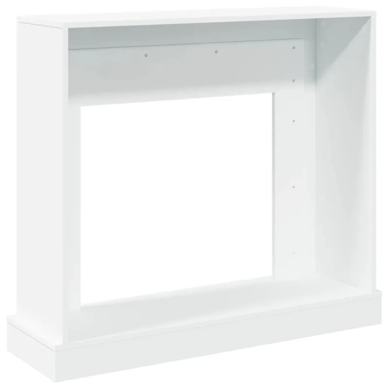 Židinio apvadas, baltas, 100x30x87,5cm, apdirbta mediena