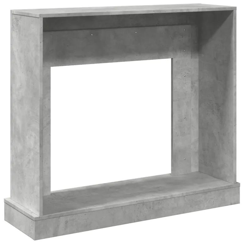 Židinio apvadas, betono pilkas, 100x30x87,5cm, apdirbta mediena