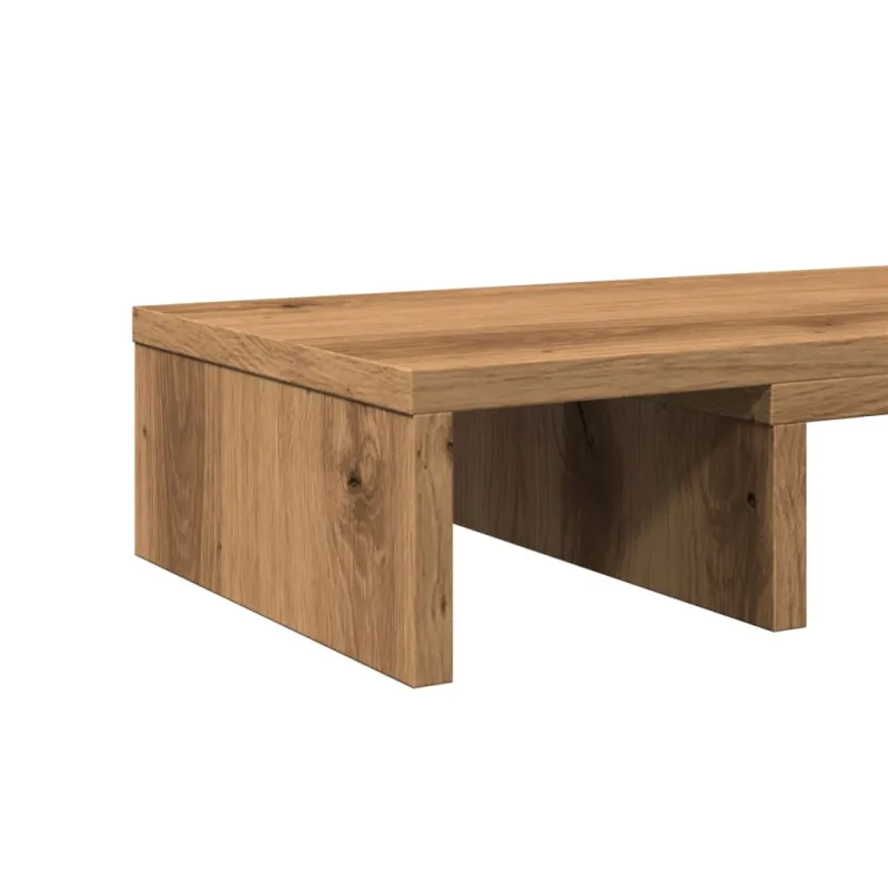 Monitoriaus stovas, artisano ąžuolo, 60x24x10,5cm, mediena
