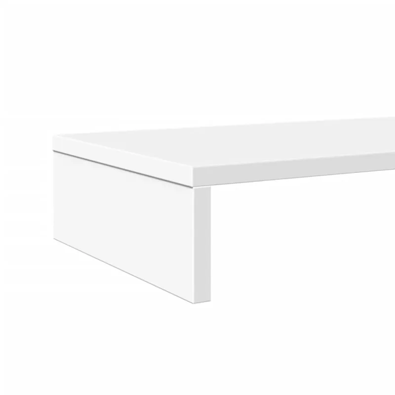 Monitoriaus stovas, baltas, 100x27x10cm, apdirbta mediena