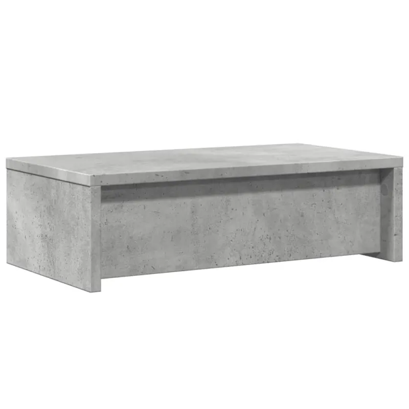 Monitoriaus stovas su stalčiais, betono, 50x27x15cm, mediena