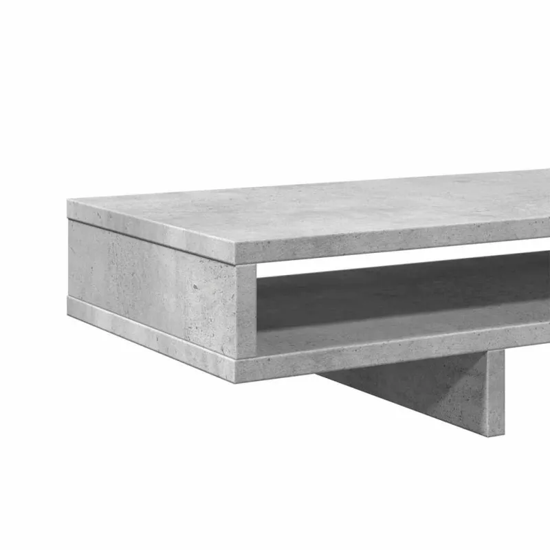 Monitoriaus stovas, betono, 100x27x15cm, apdirbta mediena