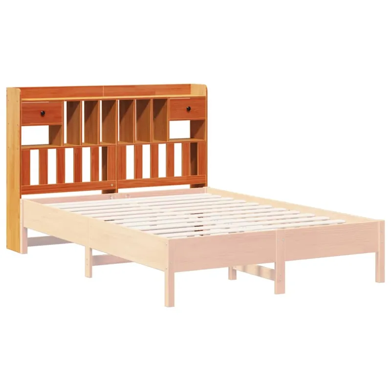 Galvūgalis su daiktų laikymo vieta, rudas, 150cm, pušis