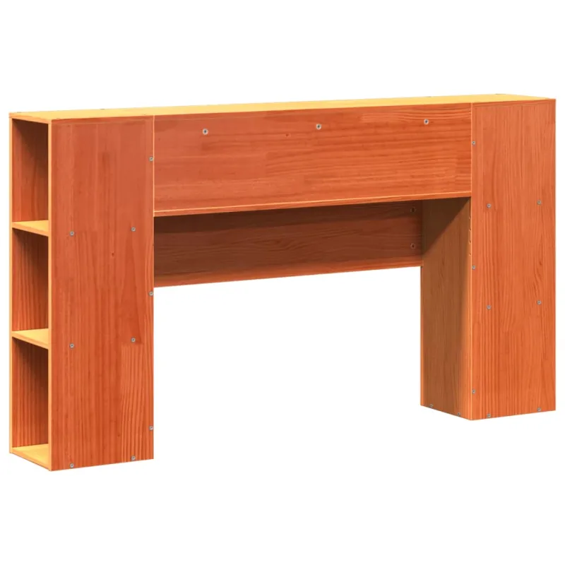 Galvūgalis su daiktų laikymo vieta, rudas, 140cm, pušis