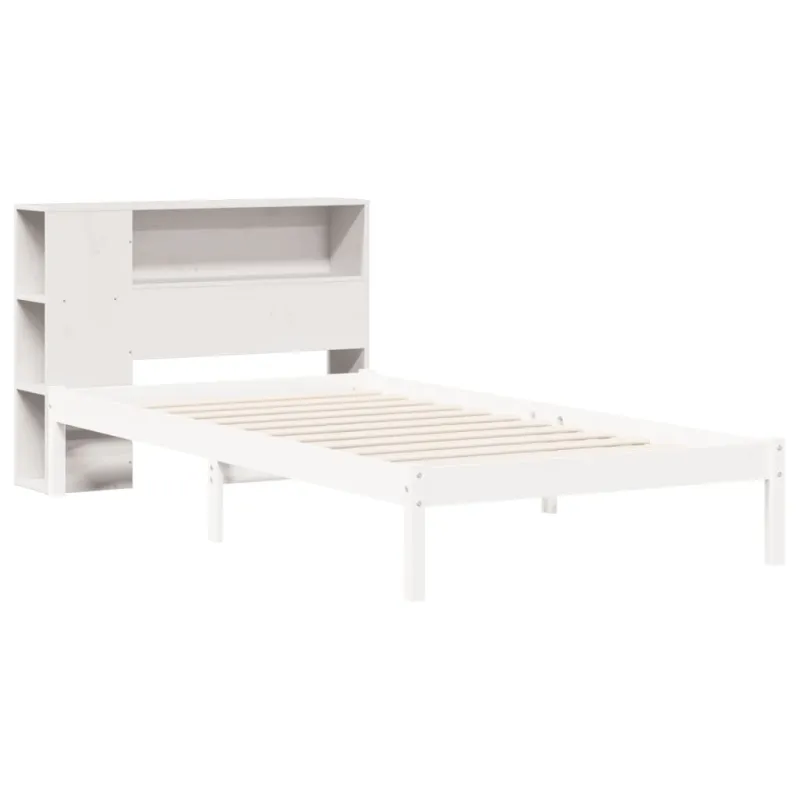 Galvūgalis su daiktų laikymo vieta, baltas, 75cm, pušis