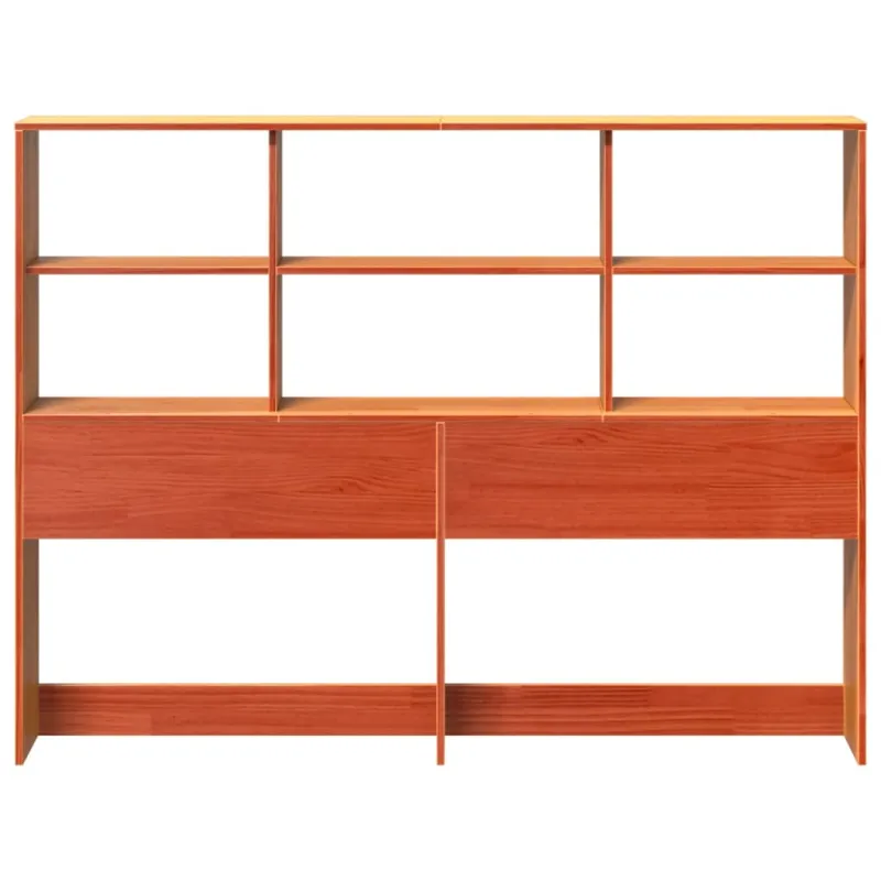 Galvūgalis su daiktų laikymo vieta, rudas, 150cm, pušis