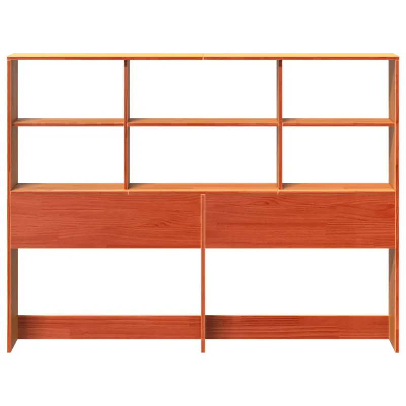 Galvūgalis su daiktų laikymo vieta, rudas, 140cm, pušis