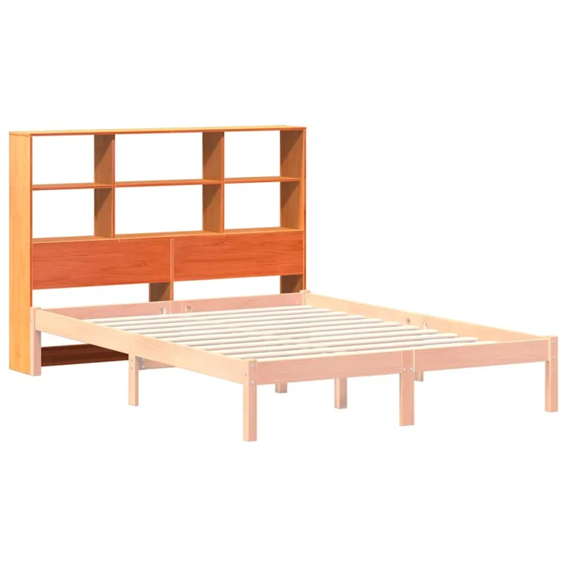 Galvūgalis su daiktų laikymo vieta, rudas, 135cm, pušis