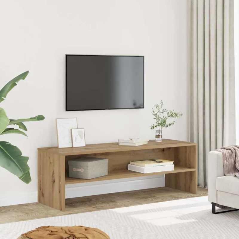 Televizoriaus spintelė, artisano ąžuolo, 120x40x40cm, mediena