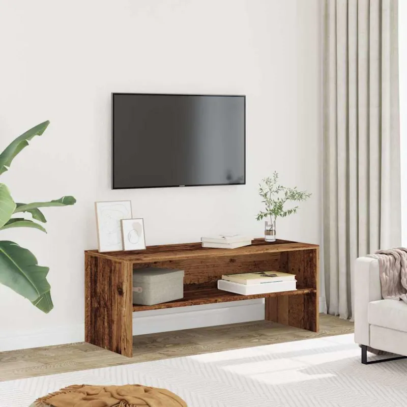 televizoriaus spintelė Old Wood 100x40x40 cm Engineered Wood
