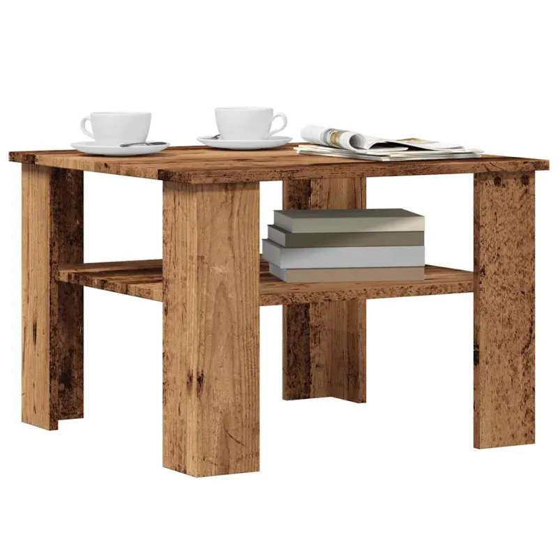 kavos staliukas Old Wood 60x60x42 cm Engineered Wood