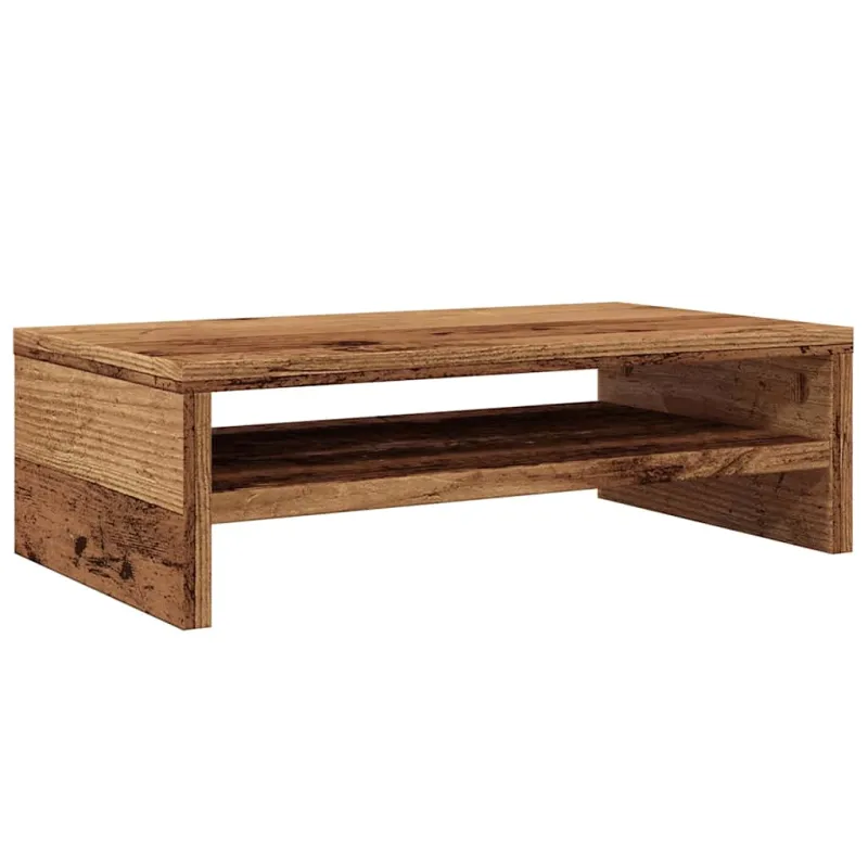 monitoriaus stovas Old Wood 42x24x13 cm Engineered Wood
