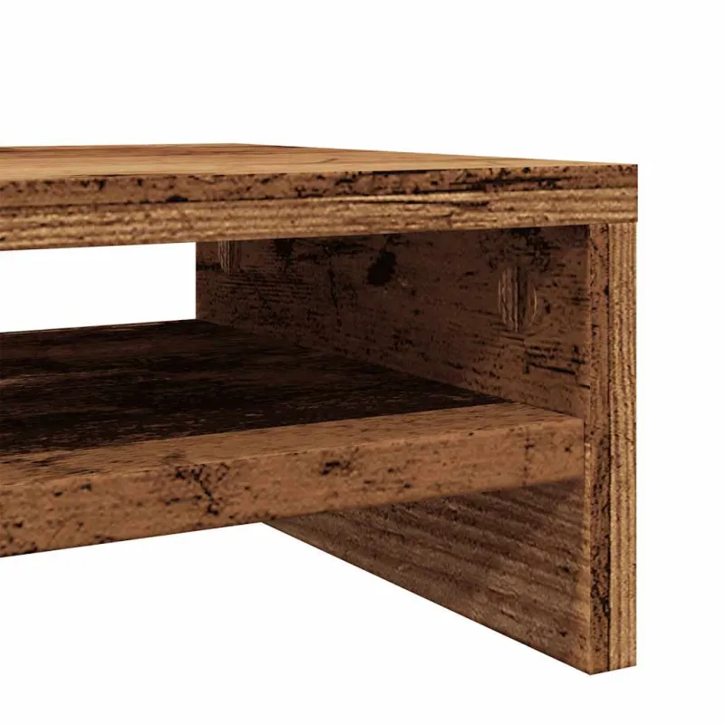 monitoriaus stovas Old Wood 42x24x13 cm Engineered Wood