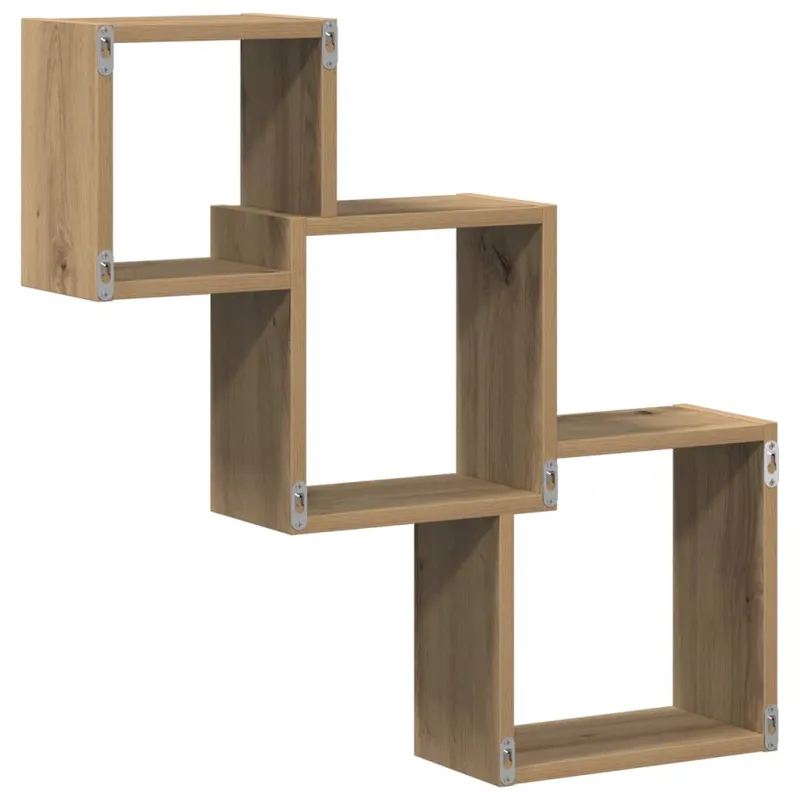 Sieninės lentynos, artisano, 68x15x68cm, MDP, kubo formos