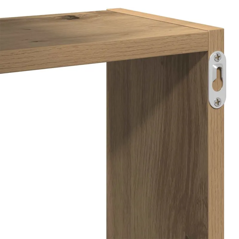 Sieninės lentynos, artisano, 68x15x68cm, MDP, kubo formos