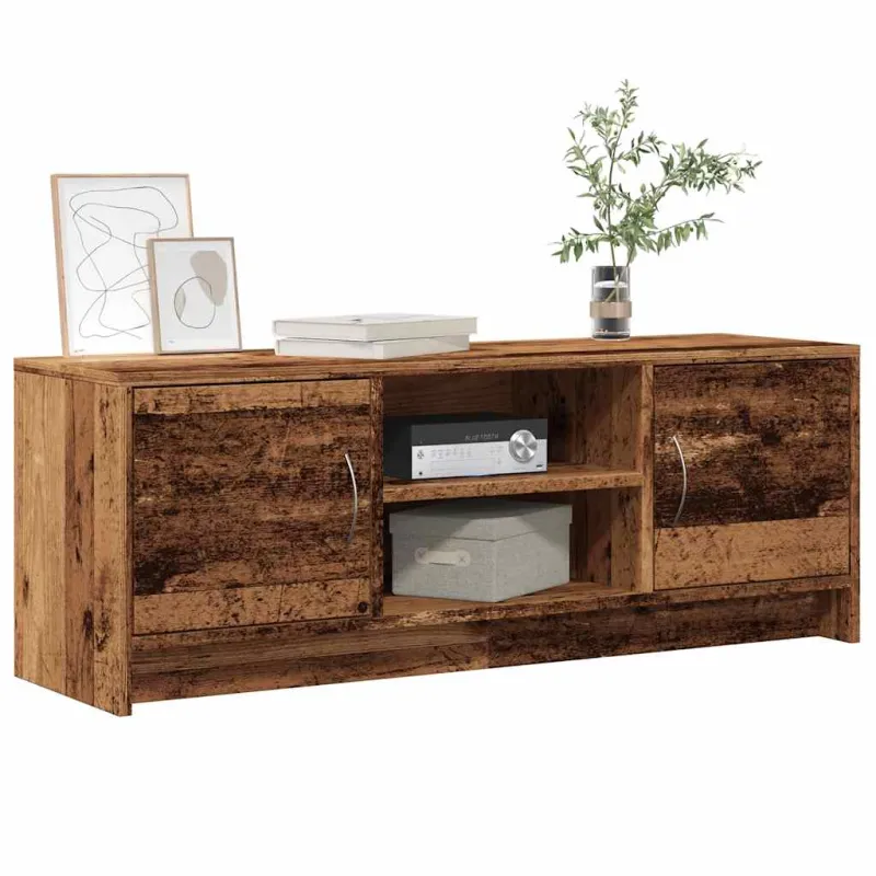 televizoriaus spintelė Old Wood 102x30x37,5 cm Engineered Wood