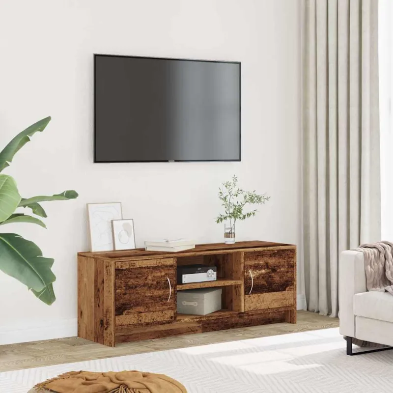 televizoriaus spintelė Old Wood 102x30x37,5 cm Engineered Wood