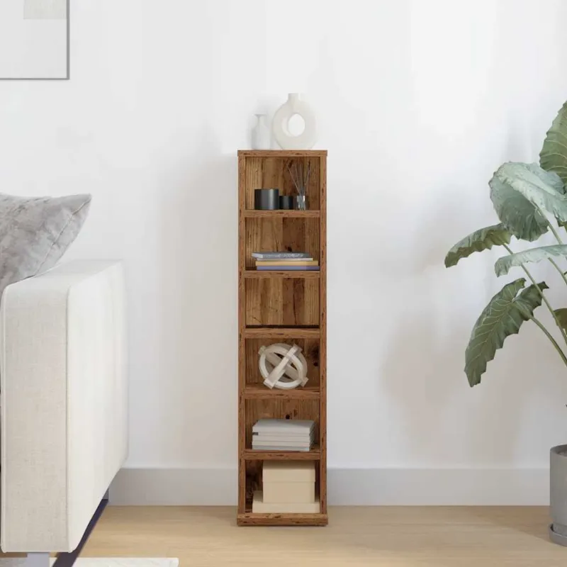 CD spintelė Old Wood 21x20x88 cm Engineered Wood