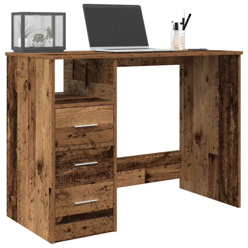 Rašomasis stalas Old Wood 102x50x76 cm Inžinierinė mediena