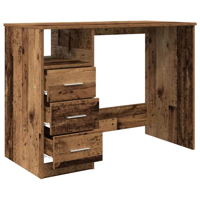Rašomasis stalas Old Wood 102x50x76 cm Inžinierinė mediena