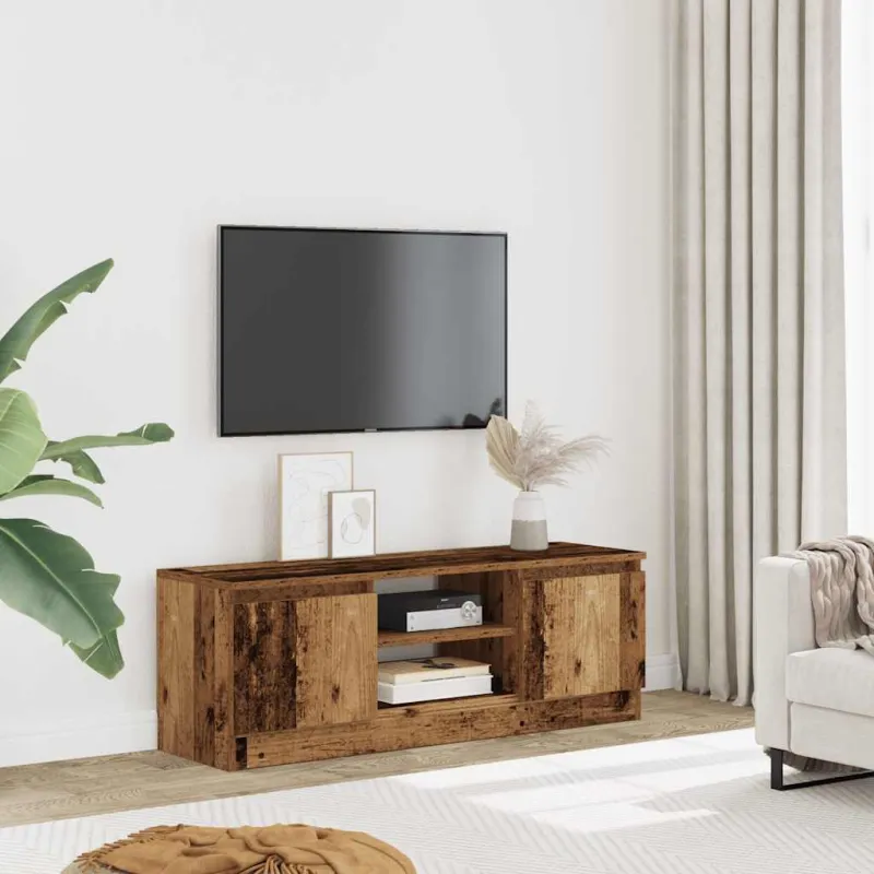 televizoriaus spintelė Old Wood 102x30x36 cm Engineered Wood
