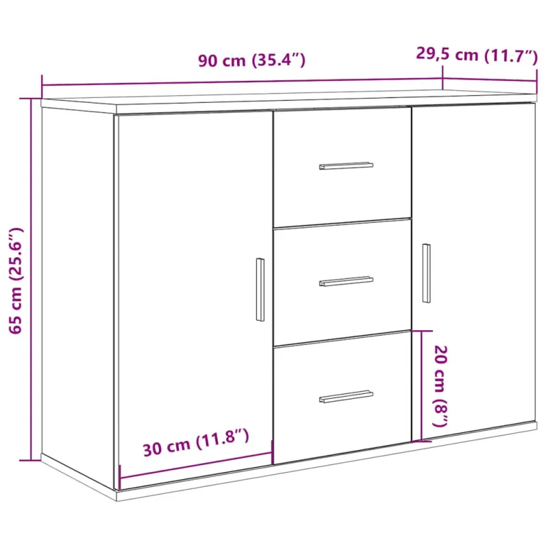 indauja Sena mediena 90x29,5x65 cm Inžinerinė mediena