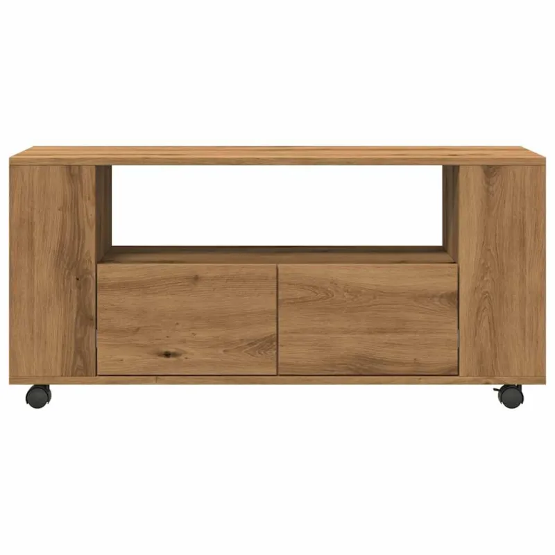 TV spintelė su ratukais, artisano, 102x34,5x43cm, mediena