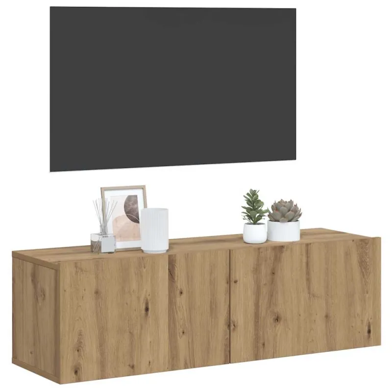 Sieninė TV spintelė, artisano, 80x30x30cm, apdirbta mediena