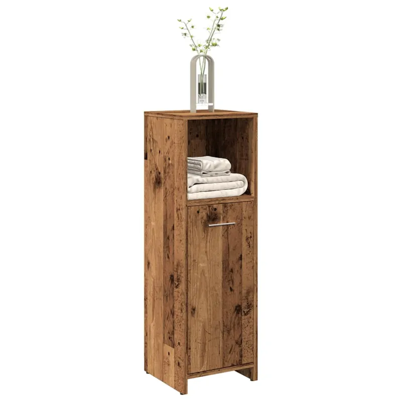 Vonios spintelė Old Wood 30x30x95 cm Engineered Wood