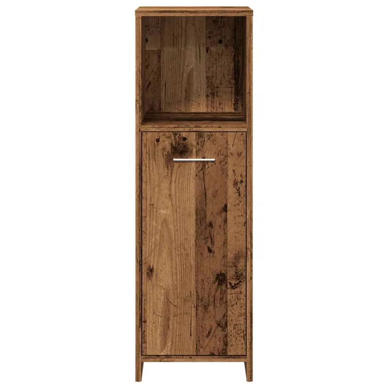 Vonios spintelė Old Wood 30x30x95 cm Engineered Wood