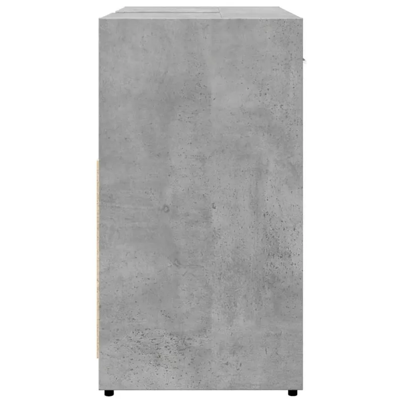 vonios kambario kriauklės spintelė betoninė pilka 60x33x60 cm