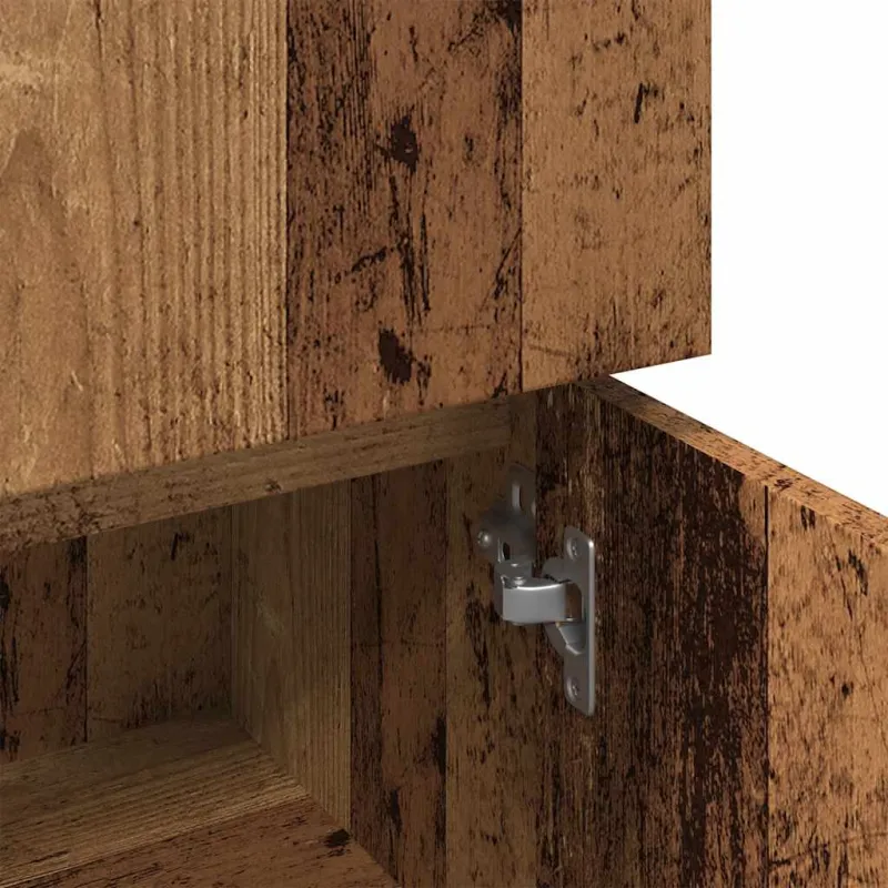 Vonios spintelė Old Wood 30x30x95 cm Engineered Wood