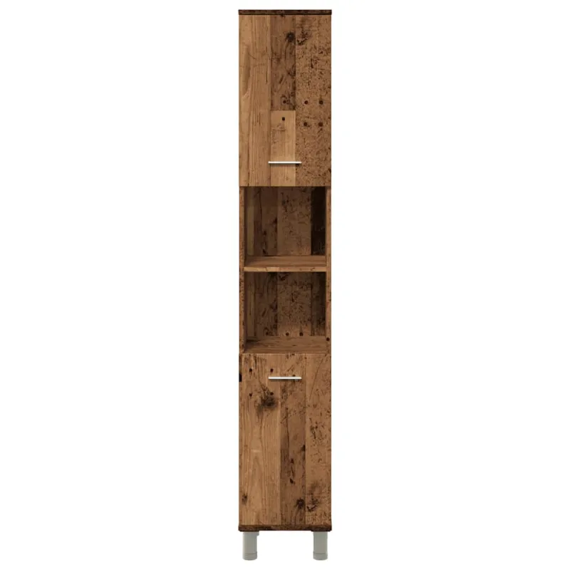 Vonios spintelė Old Wood 30x30x179 cm Engineered Wood