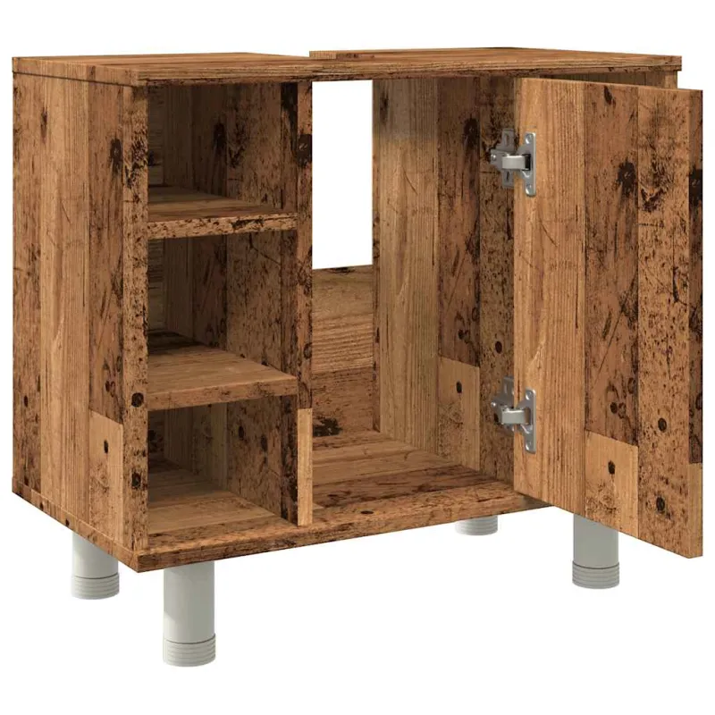 Vonios spintelė Old Wood 60x32x53,5 cm Engineered Wood