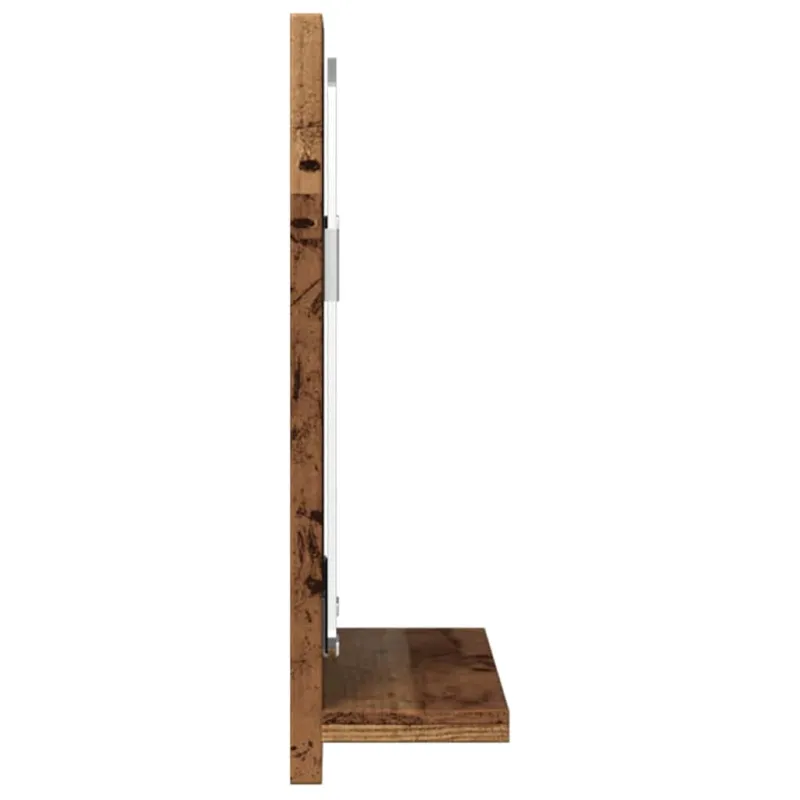 Veidrodinė vonios spintelė, medienos, 40x11x37cm, mediena