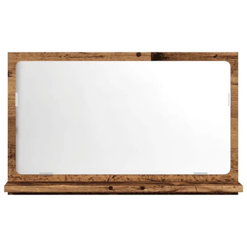 Veidrodinė vonios spintelė, medienos, 60x11x37cm, mediena