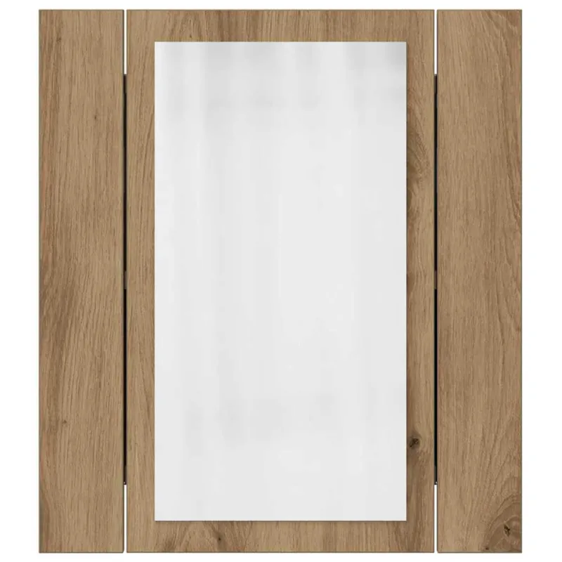 Veidrodinė LED vonios spintelė, artisano, 40x12x45cm, mediena