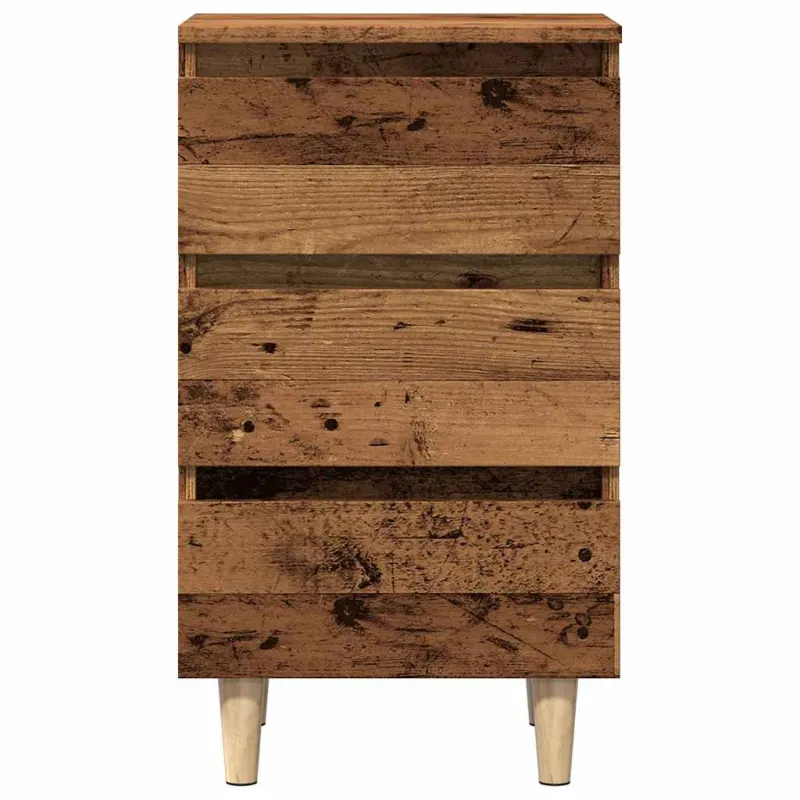 Spintelė prie lovos Old Wood 40x35x69 cm Engineered Wood