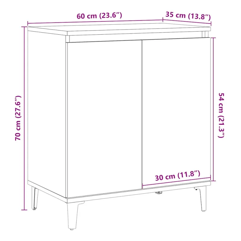 indauja Sena mediena 60x35x70 cm Inžinierinė mediena