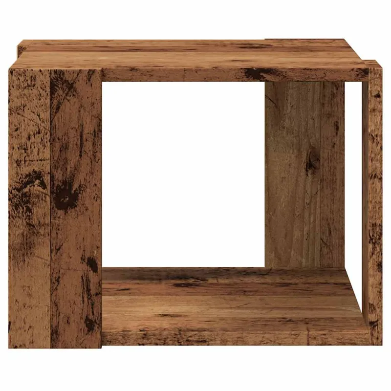 Kavos staliukas Old Wood 40x40x30 cm Inžinierinė mediena