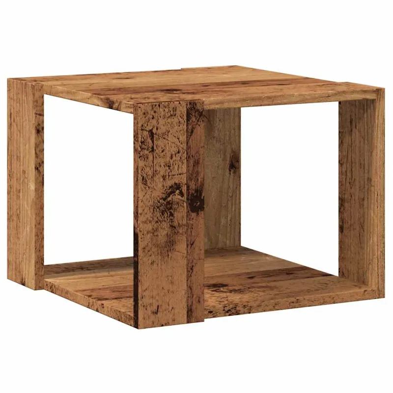 Kavos staliukas Old Wood 40x40x30 cm Inžinierinė mediena