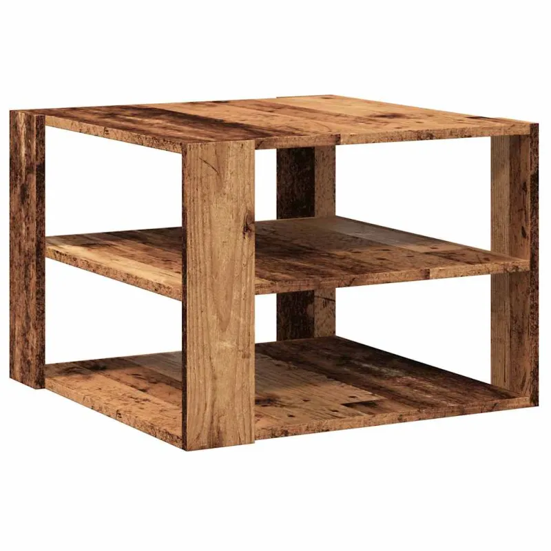 kavos staliukas Old Wood 58x58x40 cm Engineered Wood