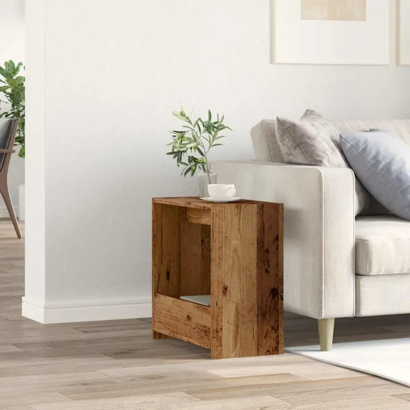 šoninis staliukas Sena mediena 50x26x50 cm Inžinerinė mediena