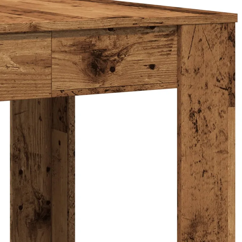 Valgomojo stalas, medienos, 140x74,5x76cm, apdirbta mediena