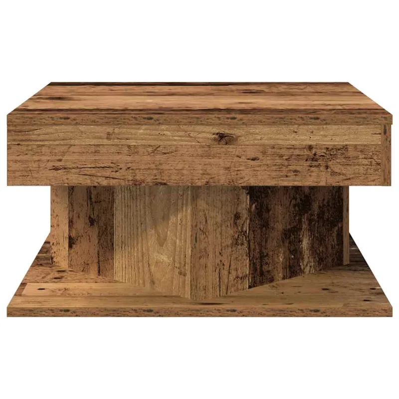 Kavos staliukas Old Wood 55x55x30 cm Inžinierinė mediena