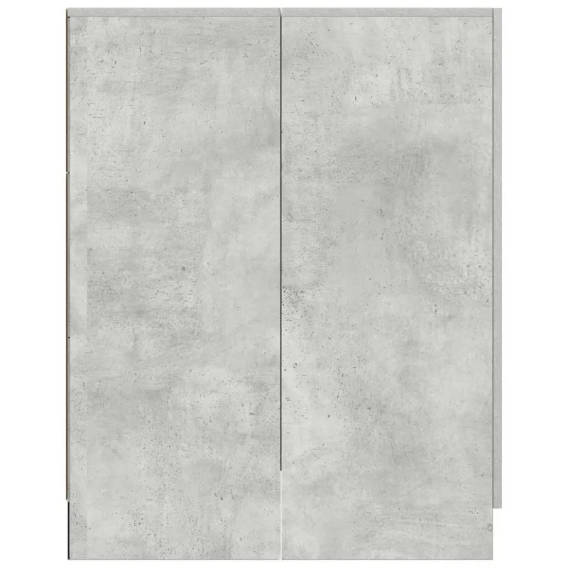 Skalbimo mašinos spintelė, betono pilka, 70,5x71,5x91,5cm