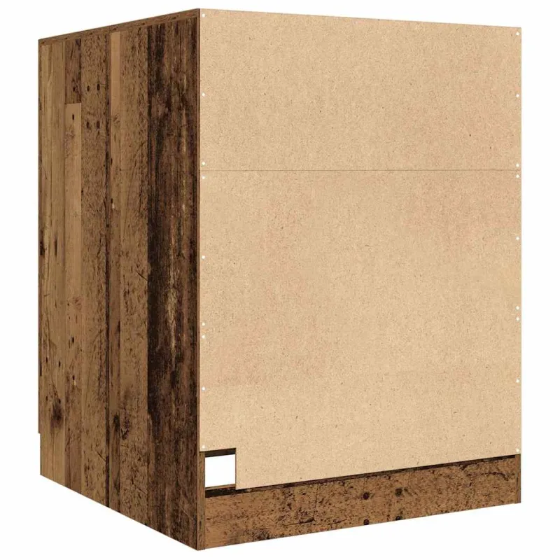 Skalbimo mašinos spintelė, sendintos medienos, 70,5x71,5x91,5cm